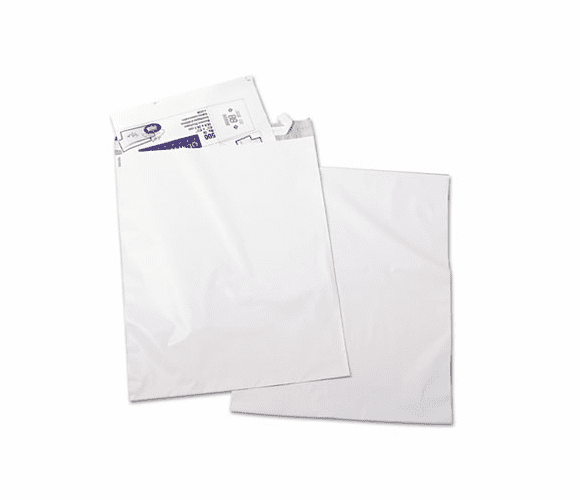 QUA45238 Redi-Strip Poly Mailer, Side Seam, 19 x 24, White, 50/Pack By QUALITY PARK PRODUCTS