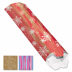 QUA46019 Expand-on-Demand Mailing Tube, Pre-Printed Assorted, 2 to 4 3/4 x 24, 3 per Pack By QUALITY PARK PRODUCTS