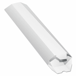 QUA46021 Expand-on-Demand Mailing Tube, White, 3 to 4 3/4 x 36 By QUALITY PARK PRODUCTS