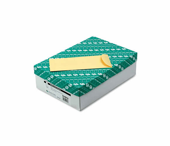 QUA51072 Cameo Buff Policy Envelope, Center Seam, #10, Natural, 500/Box By QUALITY PARK PRODUCTS