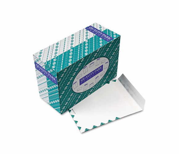 QUA54382 Redi-Seal Catalog Envelope, Air Mail, Side Seam, 9 1/2 x 12 1/2,White,250/Box By QUALITY PARK PRODUCTS