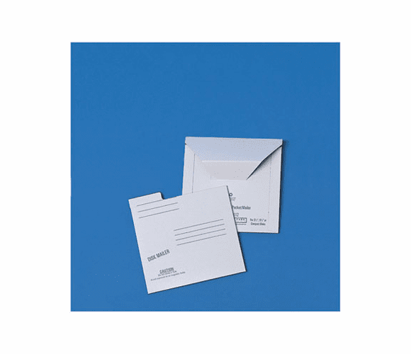 QUA64112 Redi-File Disk Pocket Mailer, 5 3/4 x 5 3/4, Recycled, White, 10/Pack By QUALITY PARK PRODUCTS