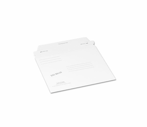 QUA64117 Redi-Strip Economy Disk Mailer, 7 1/2 x 6 1/16, White, Recycled, 100/Carton By QUALITY PARK PRODUCTS