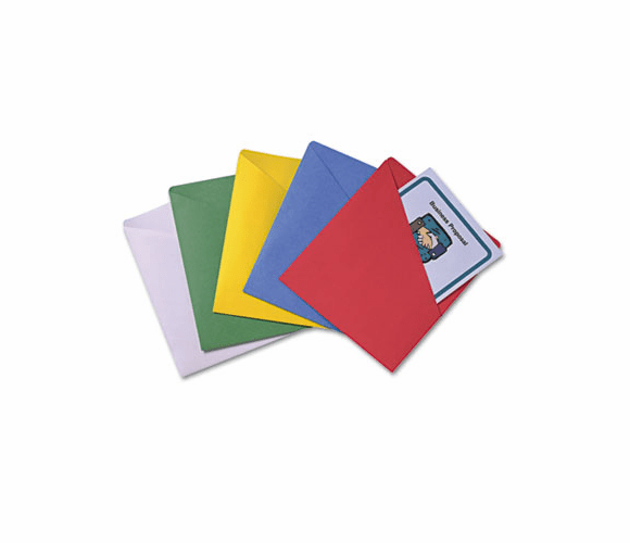 QUA89503 Slash-View Pocket Organizers, Letter, Assorted Colors, 25/Pack By QUALITY PARK PRODUCTS