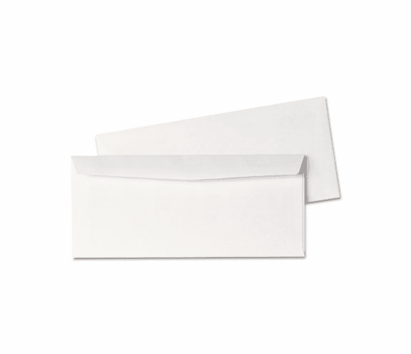 QUA90020 Business Envelope, Contemporary, #10, White, 500/Box By QUALITY PARK PRODUCTS