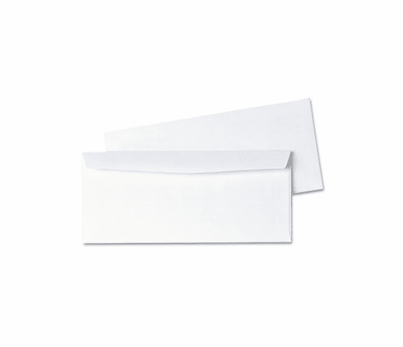 QUA90020B Business Envelope, Contemporary, #10, White, 1000/Box By QUALITY PARK PRODUCTS