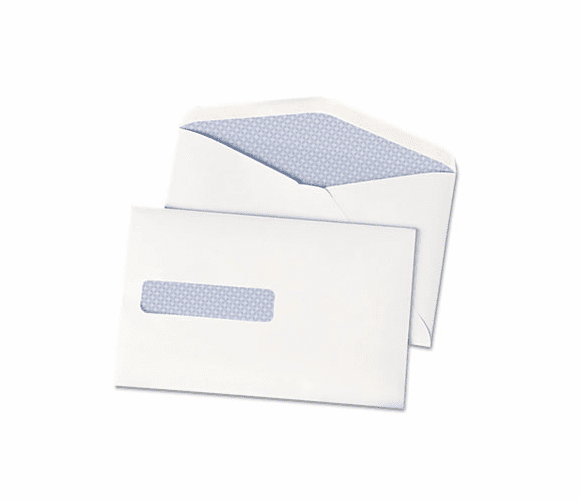 QUA90063 Window Postage Saving Envelope, 28lb., White, 500/Pack By QUALITY PARK PRODUCTS