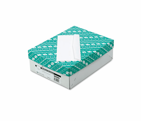 QUA90090 Business Envelope, Contemporary, #9, White, 500/Box By QUALITY PARK PRODUCTS