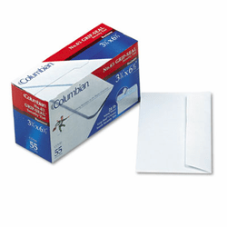 QUACO140 Grip-Seal Security Tint Business Envelopes,Side Seam, #6-3/4,White Wove, 55/Box By WESTVACO