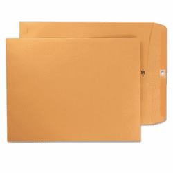 QUACO710 Clasp Envelope, Open End, 12 x 15 1/2, 32lb, Brown, 100/Box By WESTVACO