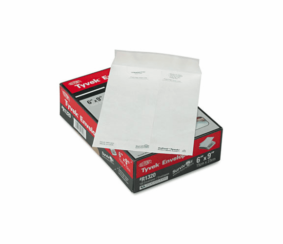 QUAR1320 Tyvek Mailer, Side Seam, 6 x 9, White, 100/Box By QUALITY PARK PRODUCTS
