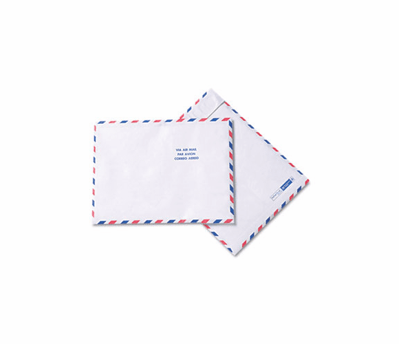QUAR1600 Tyvek USPS Air Mail Mailer, Side Seam, 10 x 13, White, 100/Box By QUALITY PARK PRODUCTS