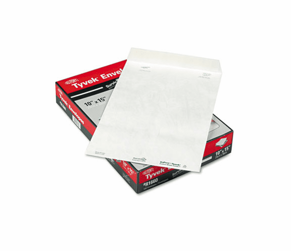 QUAR1660 Tyvek Mailer, Side Seam, 10 x 15, White, 100/Box By QUALITY PARK PRODUCTS