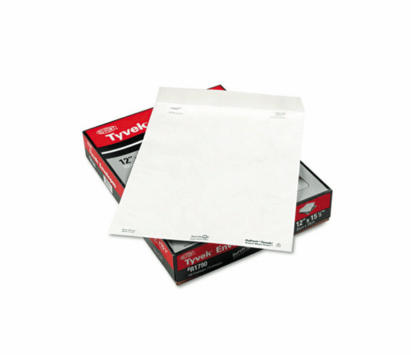 QUAR1790 Tyvek Mailer, Side Seam, 12 x 15 1/2, White, 100/Box By QUALITY PARK PRODUCTS