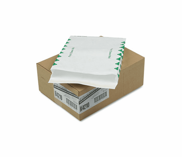QUAR4210 Tyvek Expansion Mailer, First Class, 10 x 13 x 1 1/2, White, 18lb, 100/Carton By QUALITY PARK PRODUCTS