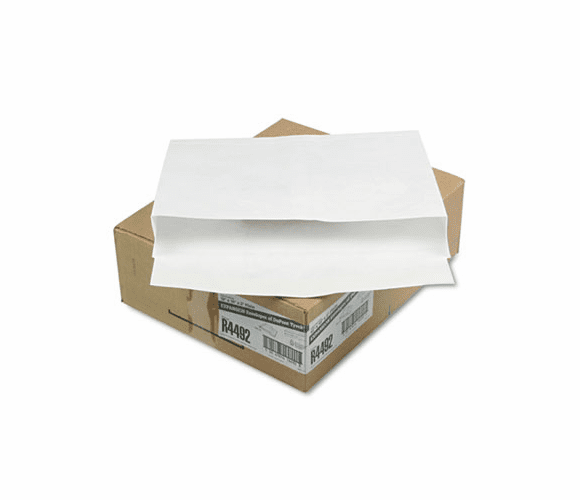QUAR4492 Tyvek Booklet Expansion Mailer, 12 x 16 x 2, White, 18lb, 100/Carton By QUALITY PARK PRODUCTS