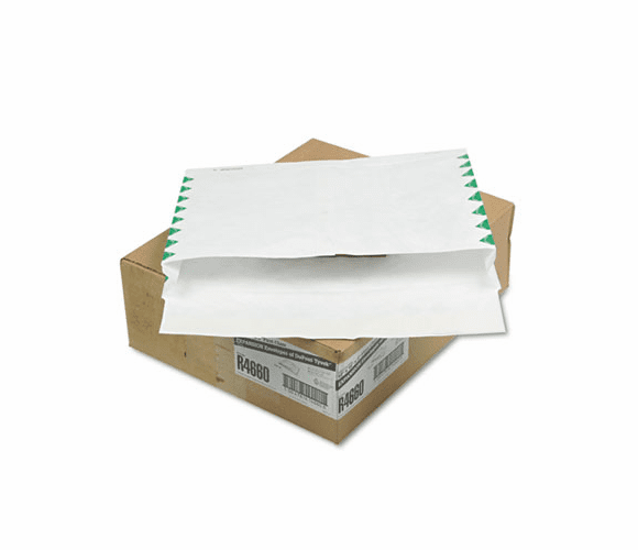 QUAR4660 Tyvek Booklet Expansion Mailer, First Class, 12 x 16 x 2, White, 100/Carton By QUALITY PARK PRODUCTS