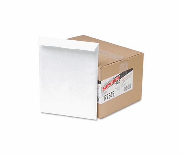 QUAR7545 Tyvek Air Bubble Mailer, Self-Seal, Side Seam, 10 x 13, White, 25/Box By QUALITY PARK PRODUCTS
