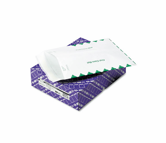 QUAS3625 Ship-Lite Redi-Flap Mailer, 1st Class, Side Seam, 10 x 13, White, 100/Box By QUALITY PARK PRODUCTS