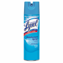 RAC04675CT Disinfectant Spray, Fresh, 19 oz. Aerosol, 12/Carton By RECKITT BENCKISER