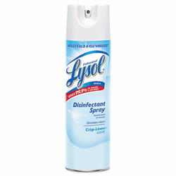 RAC74828EA Disinfectant Spray, Linen, 19 oz. Aerosol By RECKITT BENCKISER