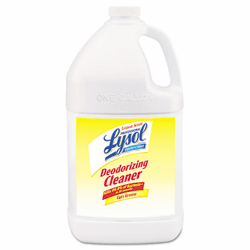 RAC76334 Disinfectant Deodorizing Cleaner, 1 gal. Bottle, Concentrate, Lemon Scent By RECKITT BENCKISER