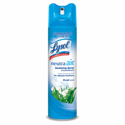 RAC76938CT Sanitizing Spray, Fresh Scent, Aerosol, 10 oz., 12/Carton By RECKITT BENCKISER