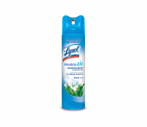 RAC76938CT Sanitizing Spray, Fresh Scent, Aerosol, 10 oz., 12/Carton By RECKITT BENCKISER