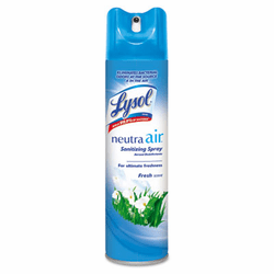 RAC76938EA Sanitizing Spray, Fresh Scent, Aerosol, 10 oz By RECKITT BENCKISER