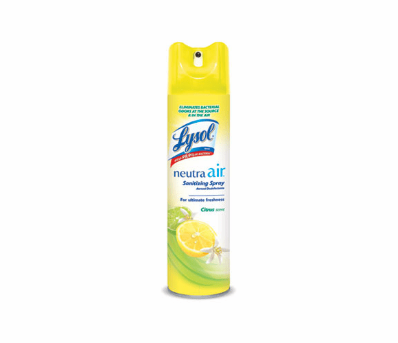 RAC76940EA Sanitizing Spray, Citrus, Aerosol, 10 oz By RECKITT BENCKISER