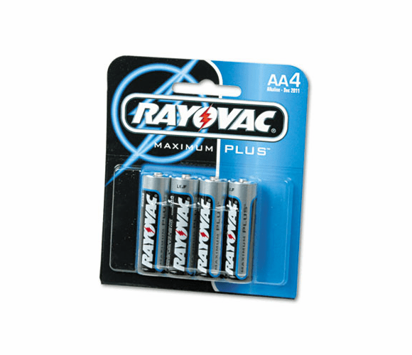 RAY8154E Alkaline Batteries, AA, 4/Pack By RAY-O-VAC