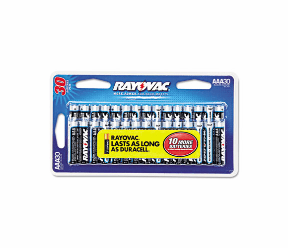 RAY82424B6TD Alkaline Batteries, AAA, 24/Pack By RAY-O-VAC
