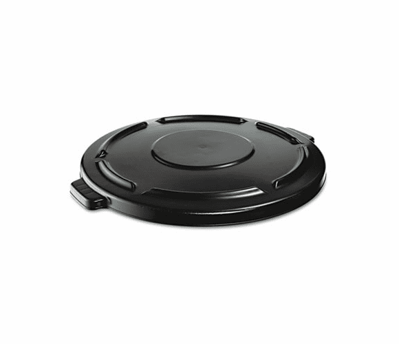 RCP264560BLA Vented Round Brute Lid, 24 1/2 x 1 1/2, Black By RUBBERMAID COMMERCIAL PROD.