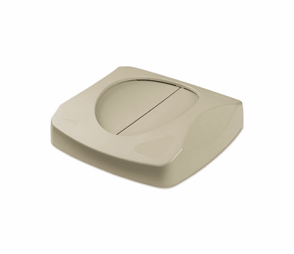 RCP268988BG Swing Top Lid for Untouchable Recycling Center, 16" Square, Beige By RUBBERMAID COMMERCIAL PROD.