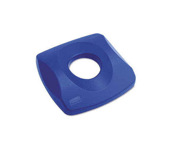 RCP269100BE Untouchable Recycling Tops, 16 x 3 1/4, Blue By RUBBERMAID COMMERCIAL PROD.