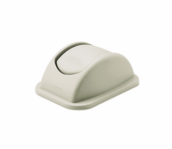 RCP306600BG Rectangular Free-Swinging Plastic Lids, Beige By RUBBERMAID COMMERCIAL PROD.