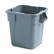 RCP352600GY Brute Container, Square, Polyethylene, 28 gal, Gray By RUBBERMAID COMMERCIAL PROD.