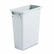 RCP354100GY Slim Jim Waste Container w/Handles, Rectangular, Plastic, 15 7/8 gal, Light Gray By RUBBERMAID COMMERCIAL PROD.