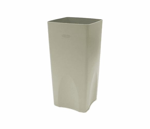 RCP356300BG Plaza Waste Container Rigid Liner, Square, Plastic, 19 gal, Beige By RUBBERMAID COMMERCIAL PROD.