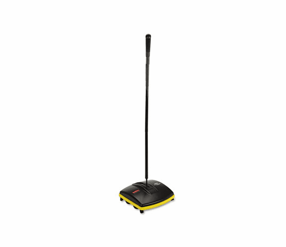 RCP421288BLA Floor & Carpet Sweeper, Plastic Bristles, 44" Handle, Black By RUBBERMAID COMMERCIAL PROD.