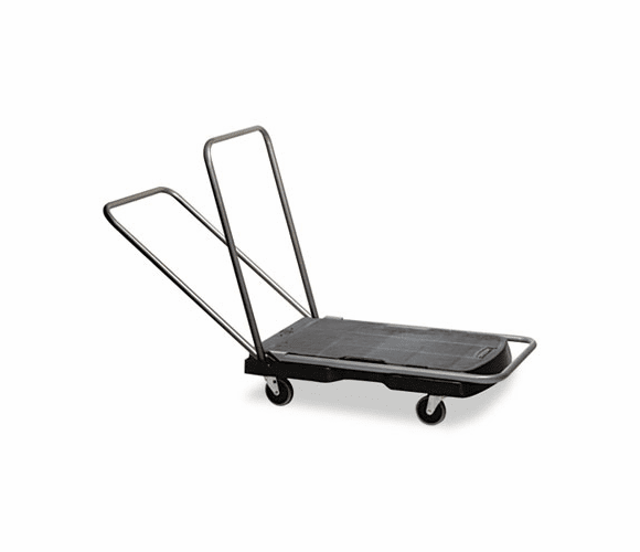 RCP440000 Utility-Duty Home/Office Cart, 250 lb Capacity, 20-7/8 x 31-3/4 Platform, BK By RUBBERMAID COMMERCIAL PROD.