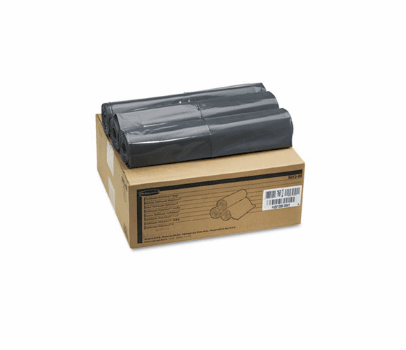 RCP501388GRA Linear Low Density Can Liners, 56 gal, 2mil, 43 x 47, Gray, 100 Bags/Carton By RUBBERMAID COMMERCIAL PROD.