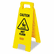 RCP611277YW Caution Wet Floor Floor Sign, Plastic, 11 x 1-1/2 x 26, Bright Yellow By RUBBERMAID COMMERCIAL PROD.
