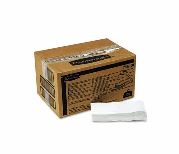 RCP781788WE Sturdy Station 2 Baby Changing Table Liners, 320/Carton By RUBBERMAID COMMERCIAL PROD.