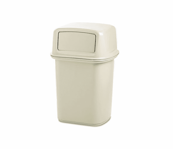 RCP917188BG Ranger Fire-Safe Container, Square, Structural Foam, 45 gal, Beige By RUBBERMAID COMMERCIAL PROD.
