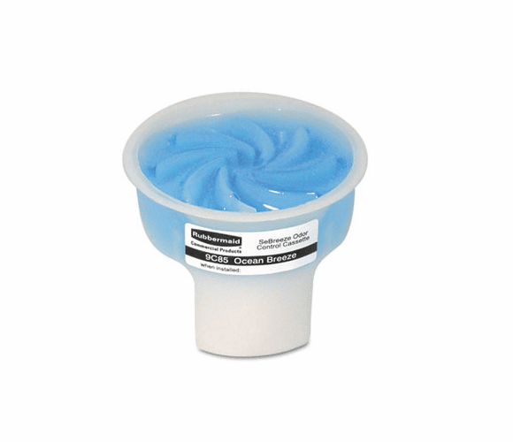 RCP9C8401 Sebreeze Odor-Absorbing Fragrance Cassette, Citrus Breeze, Gel, 1.25 oz By RUBBERMAID COMMERCIAL PROD.