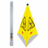 RCP9S0100YL Three-Sided Caution, Wet Floor Safety Cone, 21w x 21d x 30h, Yellow By RUBBERMAID COMMERCIAL PROD.