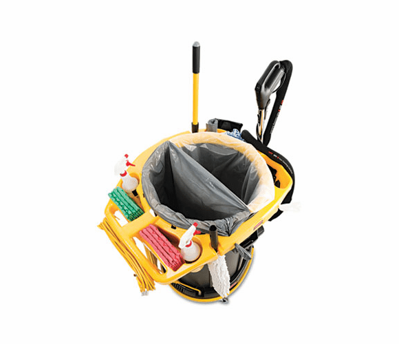 RCP9VDVRC4400 Deluxe Rim Caddy, 28 1/2 x 39 1/8, Yellow By RUBBERMAID COMMERCIAL PROD.