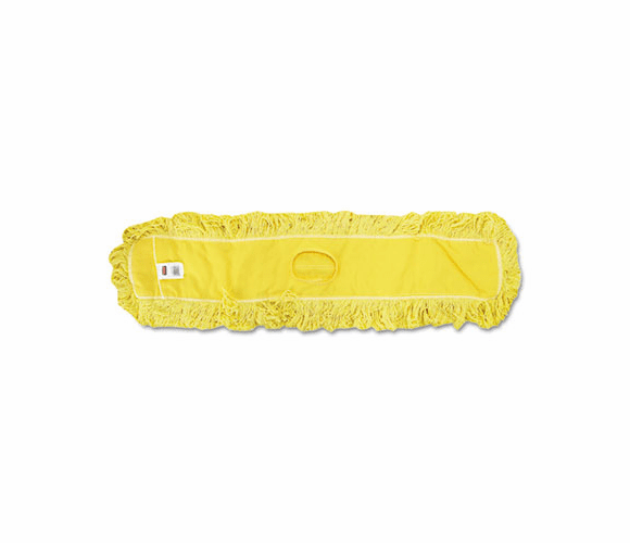 RCPJ15700YEL Trapper Commercial Dust Mop, Looped-end Launderable, 5" x 48", Yellow By RUBBERMAID COMMERCIAL PROD.
