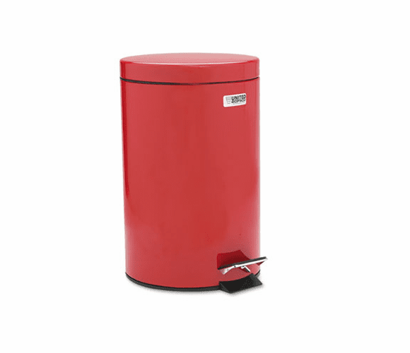 RCPMST35ERD Medi-Can, Round, Steel, 3 1/2 gal, Red By RUBBERMAID COMMERCIAL PROD.